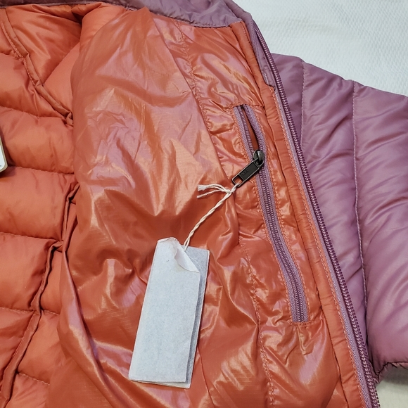 Patagonia Women's Down Sweater Puffer Jacket XXL Evening Mauve NEW - Picture 9 of 11